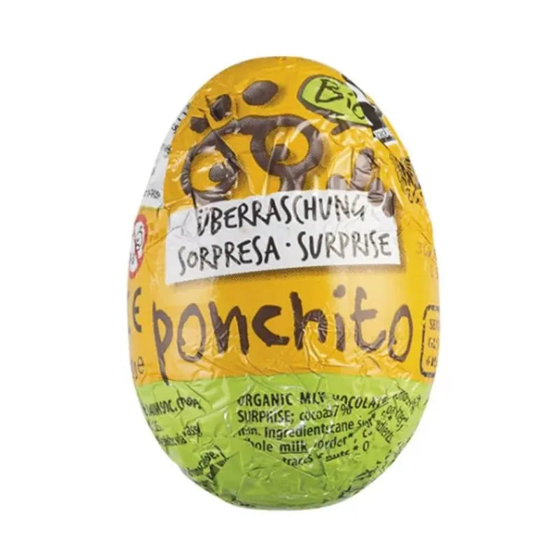 PONCHITO - БИО ВЕГЕТАРИАНСКО ШОКОЛАДОВО ЯЙЦЕ С ИЗНЕНАДА - 20 г