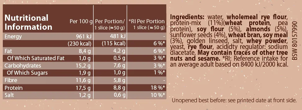 Pure Nutrition - ПРОТЕИНОВ ХЛЯБ - 250 г