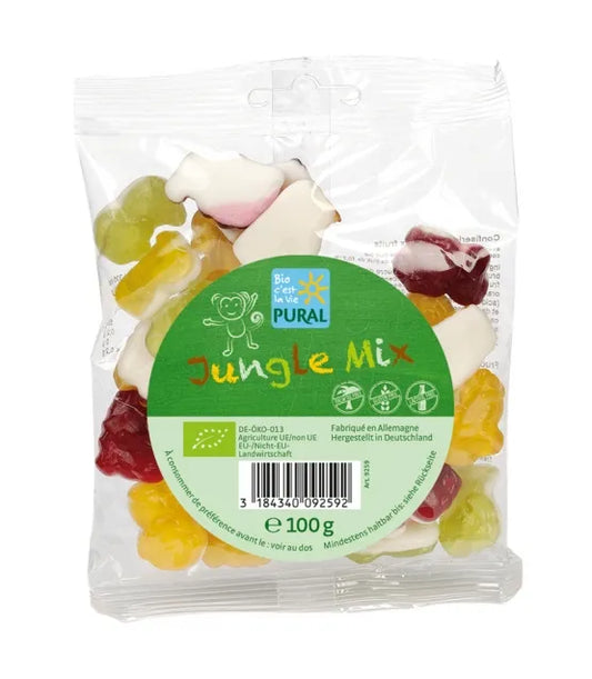 PURAL - БИО БОНБОНИ ЖЕЛИРАНИ ДЖУНГЛАТА - 100 г