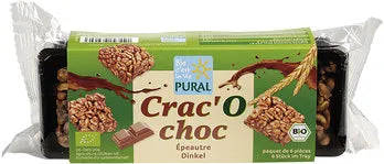 PURAL - БИО ДЕСЕРТ СЪС СПЕЛТА И МЛЕЧЕН ШОКОЛАД - 80 г