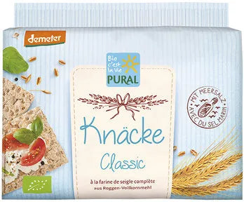 PURAL - БИО ДЕМЕТЕР ХЛЯБ ХРУПКАВ РЪЖЕН КЛАСИК - 250 г