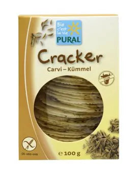 PURAL - БИО ХРУПКАВИ КРЕКЕРИ С КИМИОН - 100 г