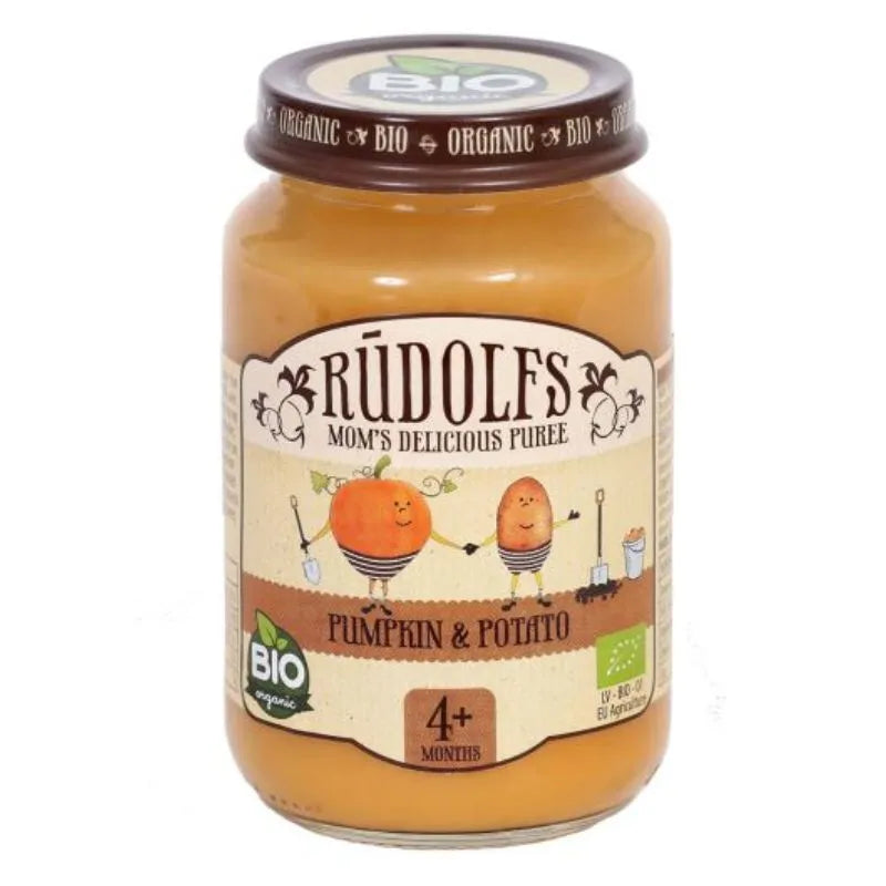 Rudolfs - БИО ПЮРЕ - ТИКВА И КАРТОФ - 190 г