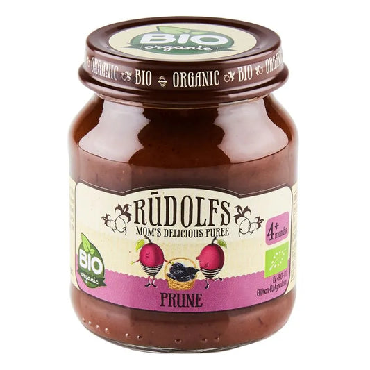Rudolfs - Био плодово пюре сливи, 4+ месеца, 120 g