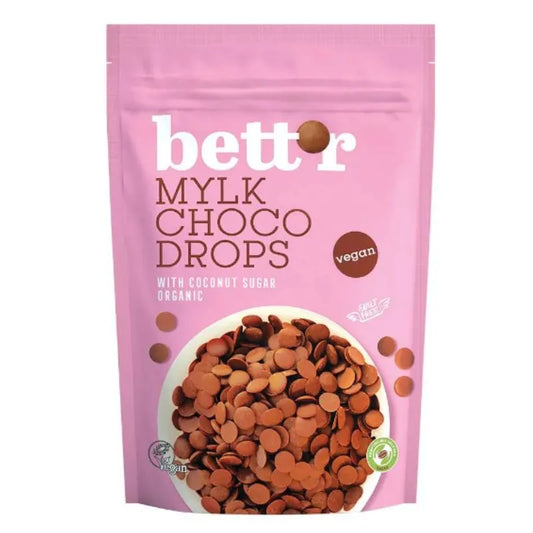 BETT'R - BETT'R БИО КАПКИ МЛЕЧЕН ШОКОЛАД - 200 г