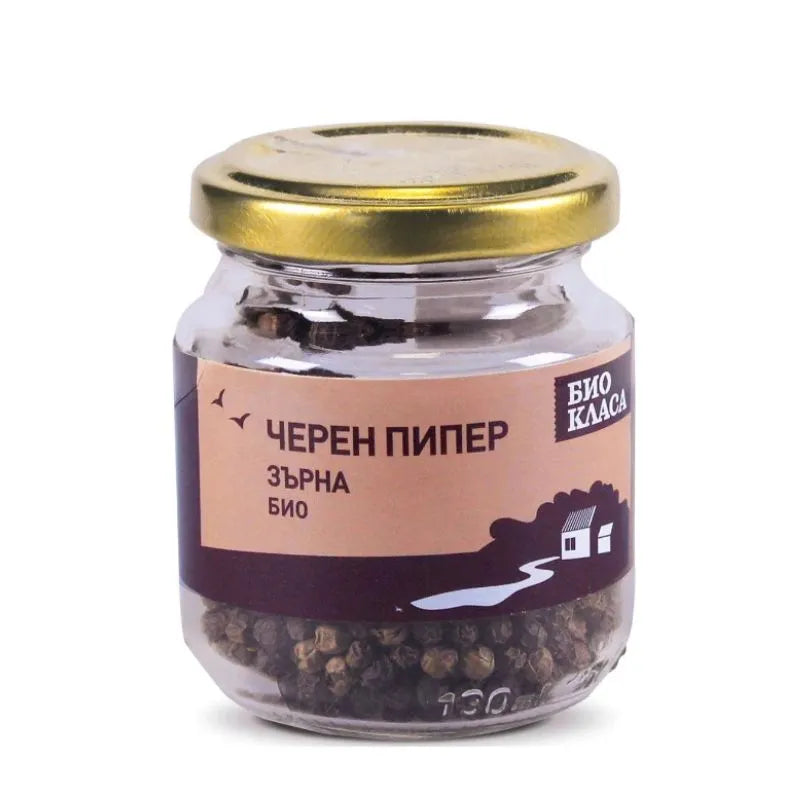 БИО КЛАСА - БИО ЧЕРЕН ПИПЕР ЗЪРНА - 50 г