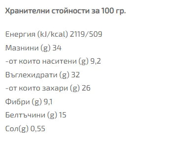 ROO’BAR - БИО ФЪСТЪЧЕН БАР ПОКРИТ С ШОКОЛАД - 30 г