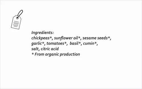 GREEN FOOD - БИО ХУМУС С ДОМАТИ - 250 г