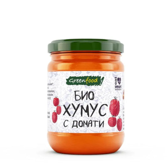 GREEN FOOD - БИО ХУМУС С ДОМАТИ - 250 г