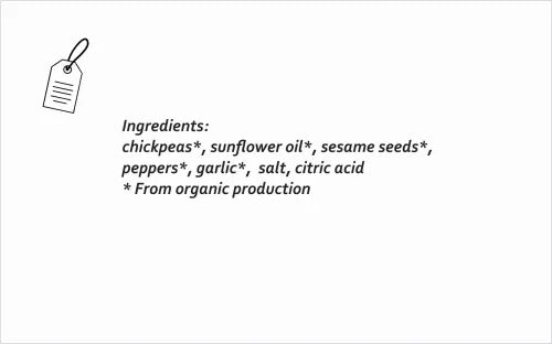 GREEN FOOD - БИО ХУМУС ПИКАНТЕН С ЧУШКИ - 200 г