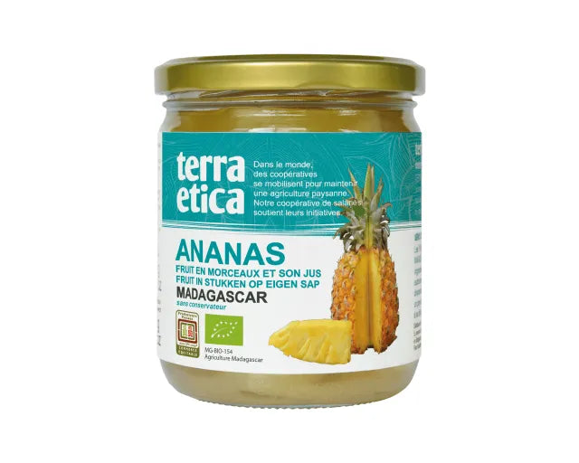 TERRA ETICA - БИО ПАРЧЕТА АНАНАС В СОБСТВЕН СОК - 420 г