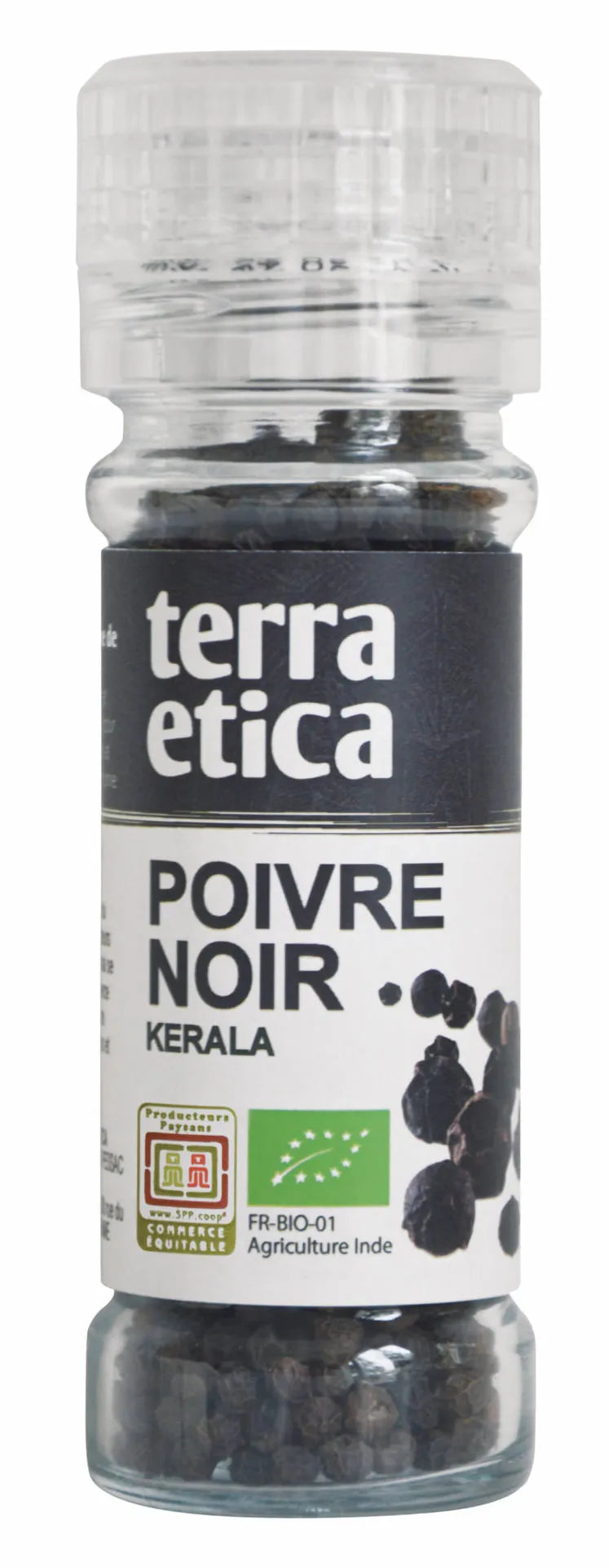 TERRA ETICA - БИО ЧЕРЕН ПИПЕР ОТ КЕРАЛА (ИНДИЯ) - 55 г