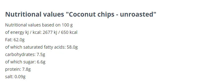 BIO TROPIC - БИО КОКОСОВ ЧИПС СУШЕН - 100 г