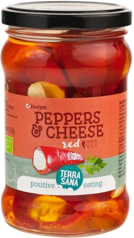 TERRA SANA - БИО ЧЕРВЕНИ ЧУШКИ И СИРЕНЕ - 270 г