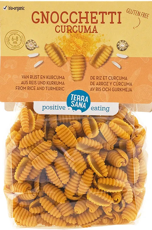 TERRA SANA - БИО НЬОКЕТИ С КУРКУМА БЕЗ ГЛУТЕН - 250 г