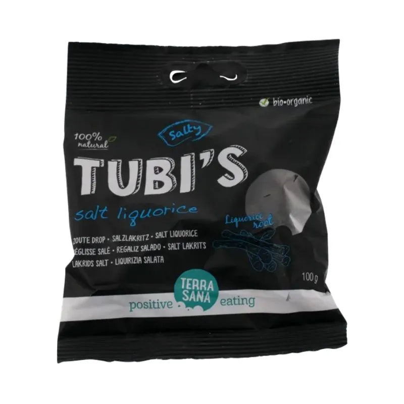 TERRA SANA - БИО ВЕГАН СЛАДЪК КОРЕН TUBI'S СОЛЕНИ - 100 г