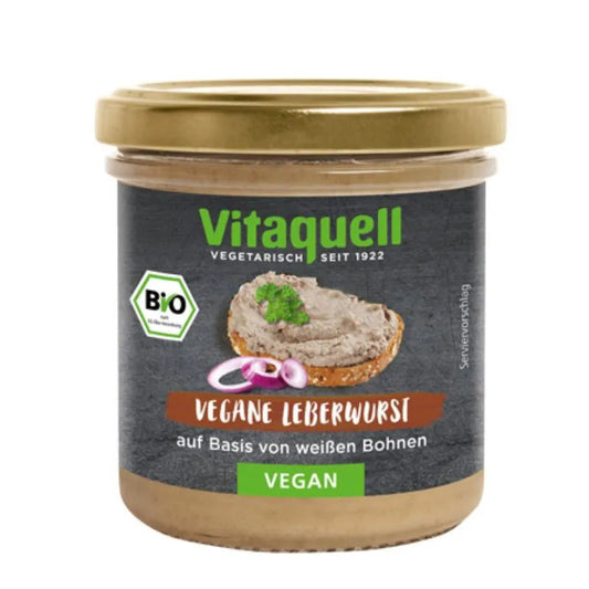 VITAQUELL - БИО ВЕГАН ПАСТЕТ ТИП НАДЕНИЦА ОТ ДРОБ - 125 г