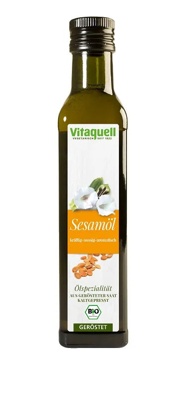 VITAQUELL - БИО МАСЛО ОТ СУСАМ ПЕЧЕНО - 250 мл