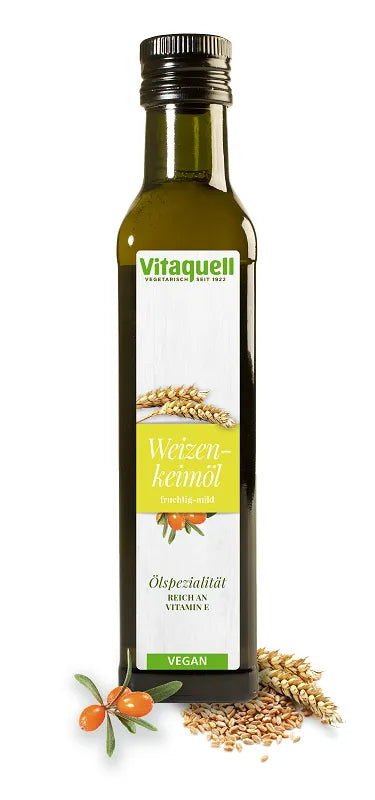 VITAQUELL - МАСЛО ОТ ПШЕНИЧЕН ЗАРОДИШ И МОРСКИ ЗЪРНАСТЕЦ - 250 мл