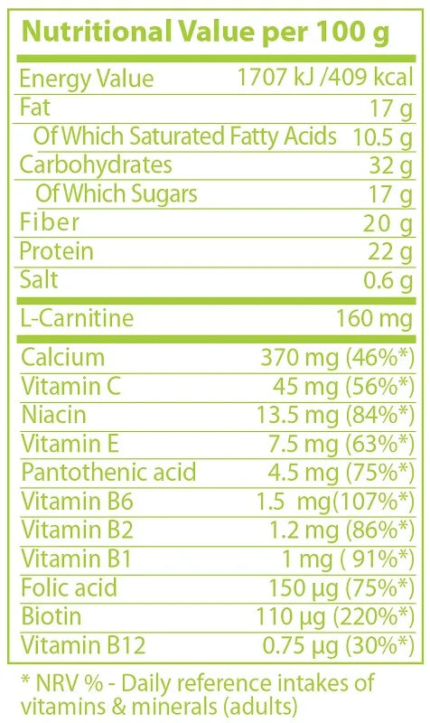 Pure Nutrition - ВЕГАН ПРОТЕИНОВ БАР - 40 G