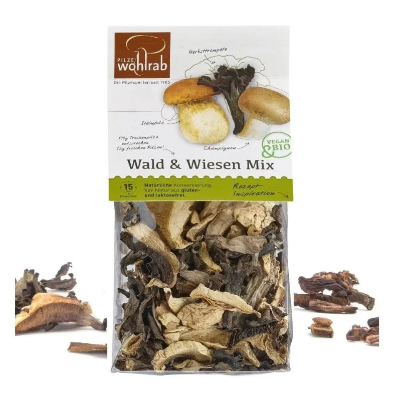 WOHLRAB - БИО ГЪБИ СУШЕНИ ГОРСКИ И ЛИВАДЕН МИКС - 30 г