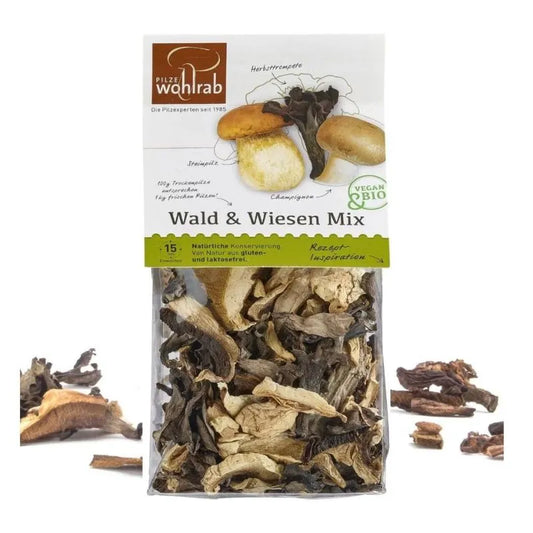 WOHLRAB - БИО ГЪБИ СУШЕНИ ГОРСКИ И ЛИВАДЕН МИКС - 30 г