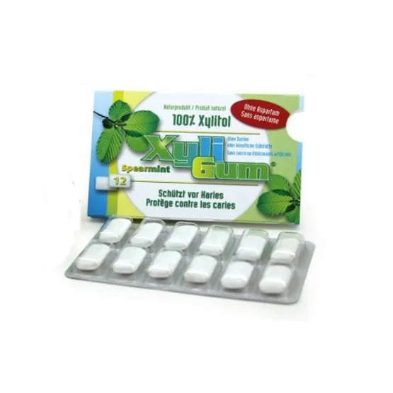XYLI GUM - ДЪВКА С КСИЛИТОЛ PEPPERMINT - 12 бр