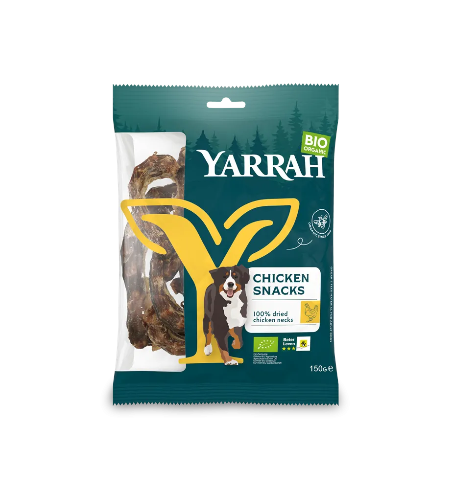 YARRAH - БИО КУЧЕШКО ЛАКОМСТВО ПИЛЕШКИ ШИЙКИ - 150 г