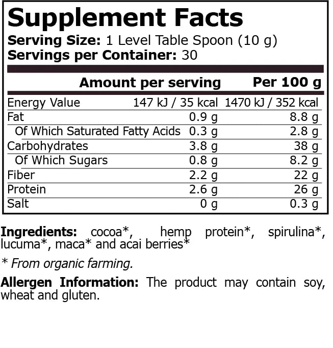 Pure Nutrition - БИО СУТРЕШЕН МИКС ОТ СУПЕР ХРАНИ - 300 g
