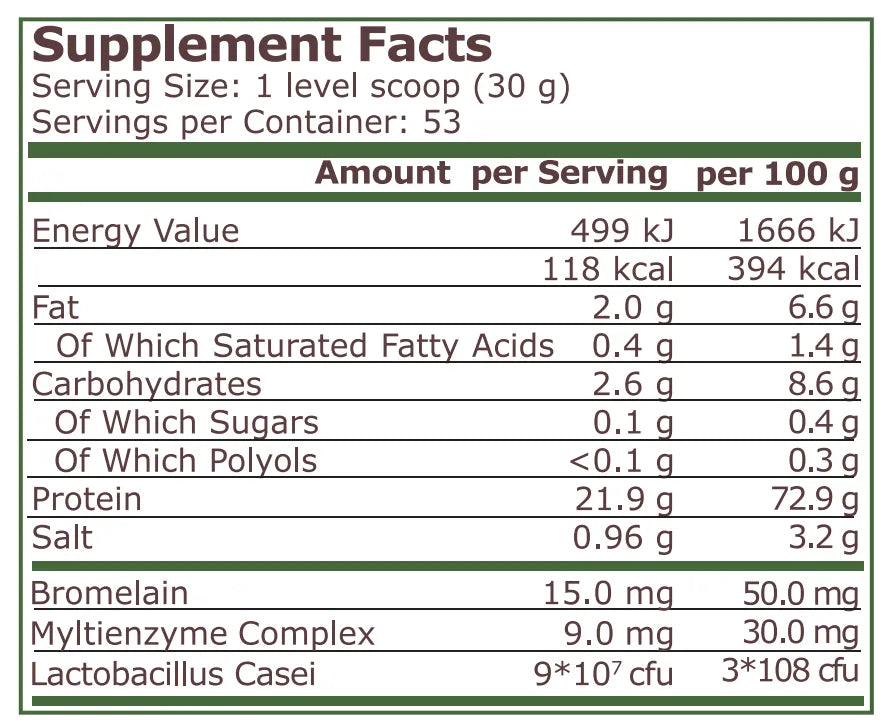 PURE NUTRITION - РАСТИТЕЛЕН ПРОТЕИН КОМПЛЕКС - 1620 г