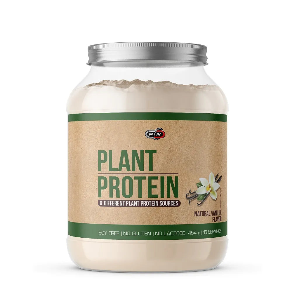 PURE NUTRITION - РАСТИТЕЛЕН ПРОТЕИН КОМПЛЕКС - НАТУРАЛНА ВАНИЛИЯ - 450 г