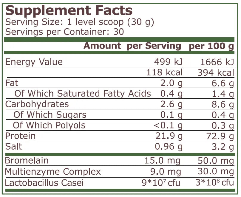 PURE NUTRITION - РАСТИТЕЛЕН ПРОТЕИН КОМПЛЕКС - 900 г